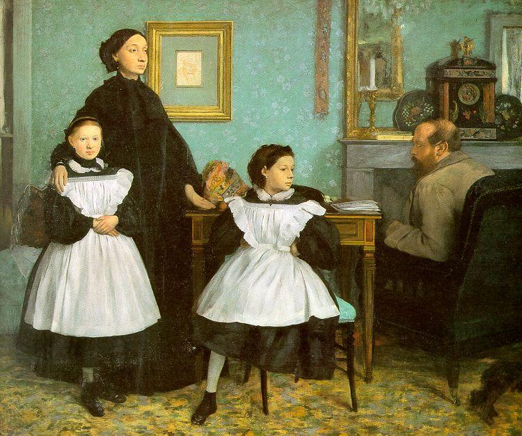 Edgar Degas The Bellelli Family Sweden oil painting art